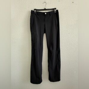 REI Sahara Roll Up Pants Hiking Pants in Black Size 4 Outdoor Roll‎ Up Pant